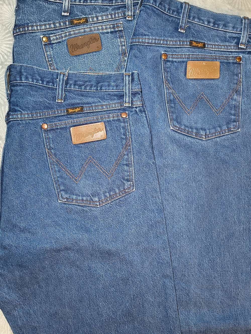 40x34 Wrangler Men’s Cowboy Cut Jeans - Bundle Of 3